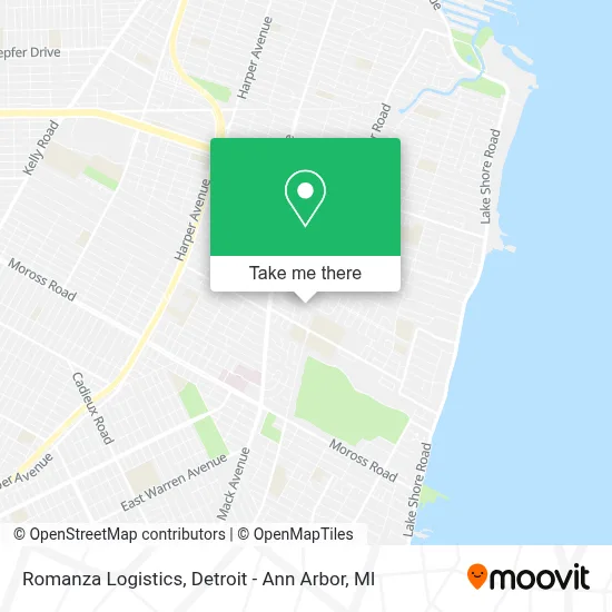 Romanza Logistics map