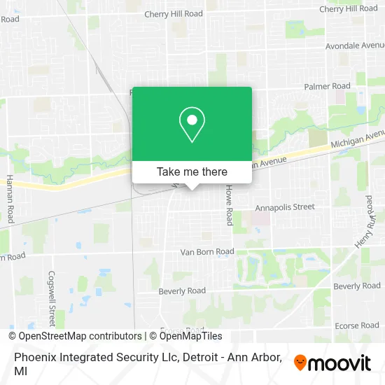 Phoenix Integrated Security Llc map