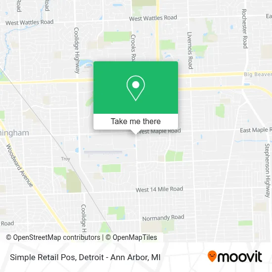 Simple Retail Pos map