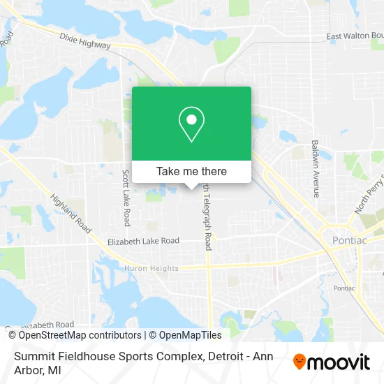 Summit Fieldhouse Sports Complex map
