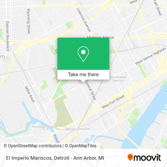 El Imperio Mariscos map