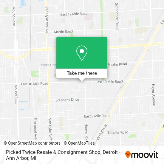 Picked Twice Resale & Consignment Shop map