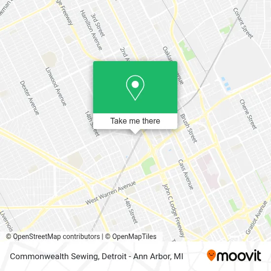 Commonwealth Sewing map