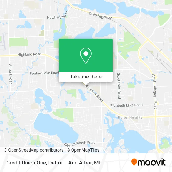 Credit Union One map