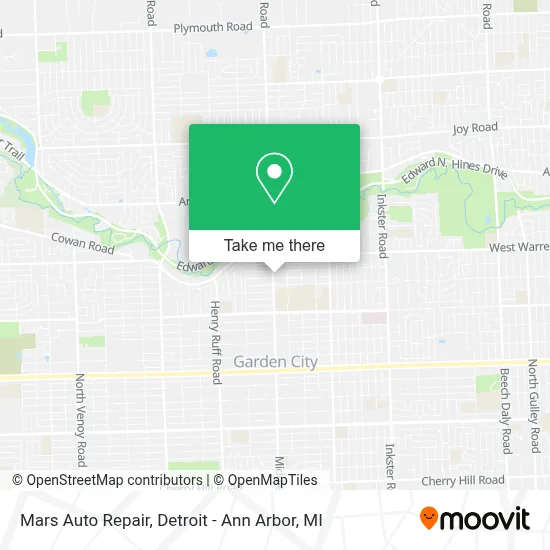 Mars Auto Repair map
