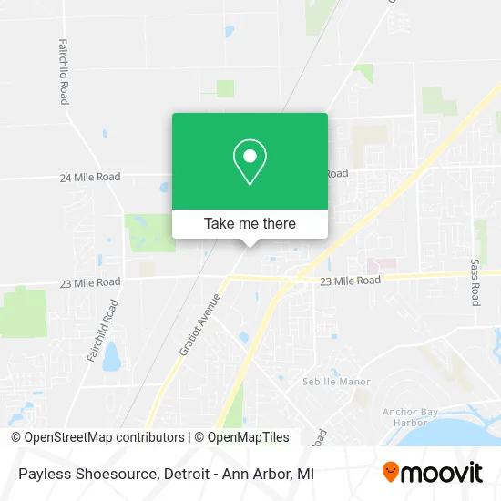 Payless Shoesource map