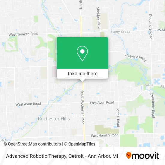 Advanced Robotic Therapy map