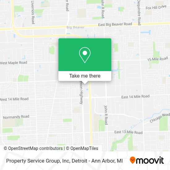 Property Service Group, Inc map
