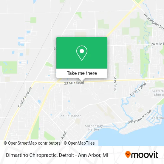 Dimartino Chiropractic map