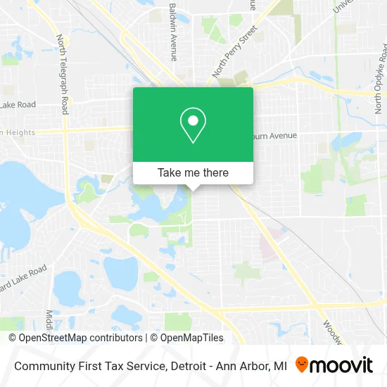 Community First Tax Service map