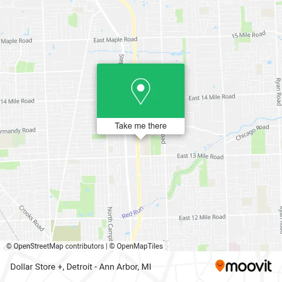 Dollar Store + map