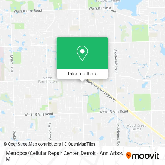 Metropcs / Cellular Repair Center map
