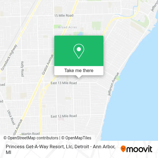 Princess Get-A-Way Resort, Llc map