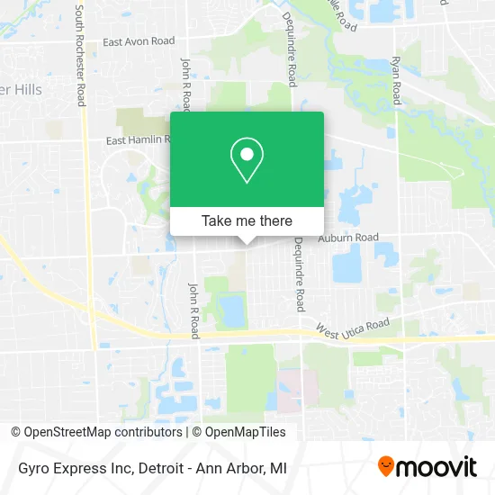 Gyro Express Inc map