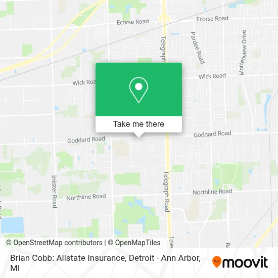 Brian Cobb: Allstate Insurance map