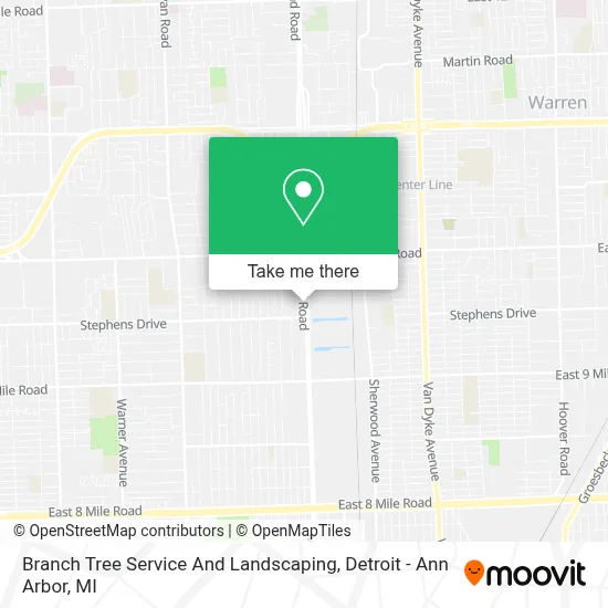 Branch Tree Service And Landscaping map