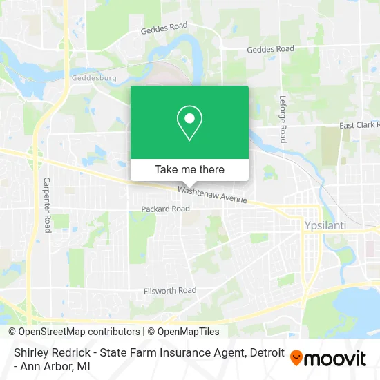 Shirley Redrick - State Farm Insurance Agent map