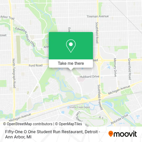 Fifty-One O One Student Run Restaurant map