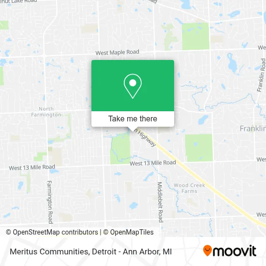 Meritus Communities map