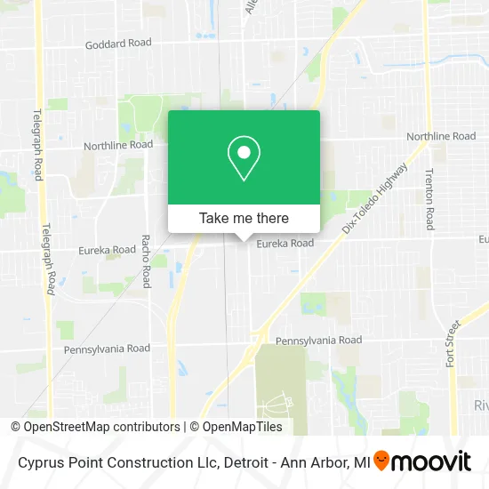 Cyprus Point Construction Llc map