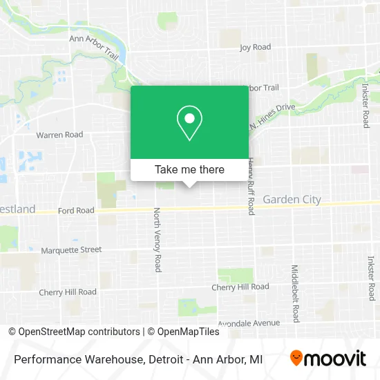 Performance Warehouse map