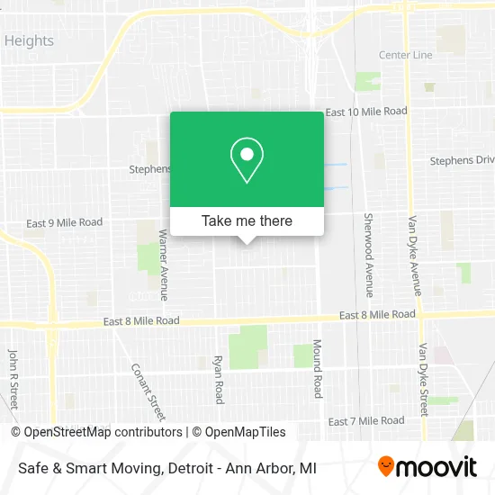 Safe & Smart Moving map