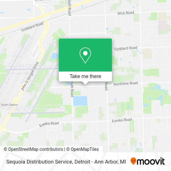 Sequoia Distribution Service map