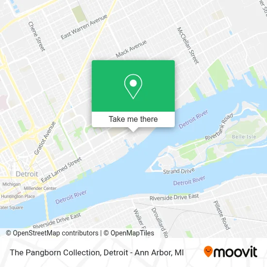 The Pangborn Collection map
