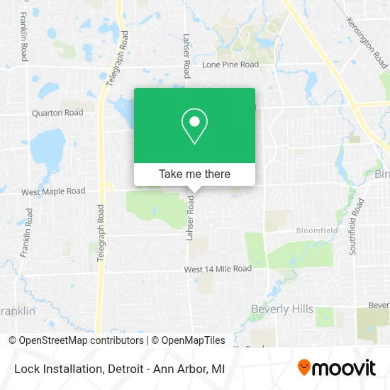 Lock Installation map