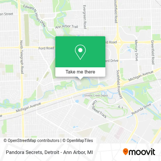 Pandora Secrets map
