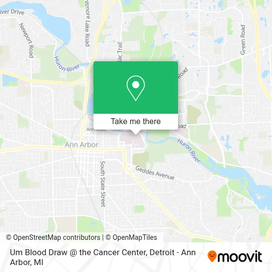 Um Blood Draw @ the Cancer Center map