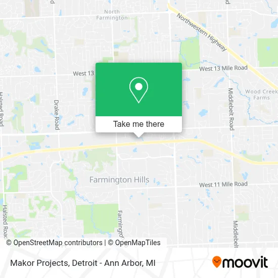 Makor Projects map