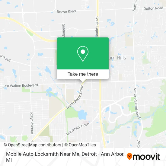 Mobile Auto Locksmith Near Me map