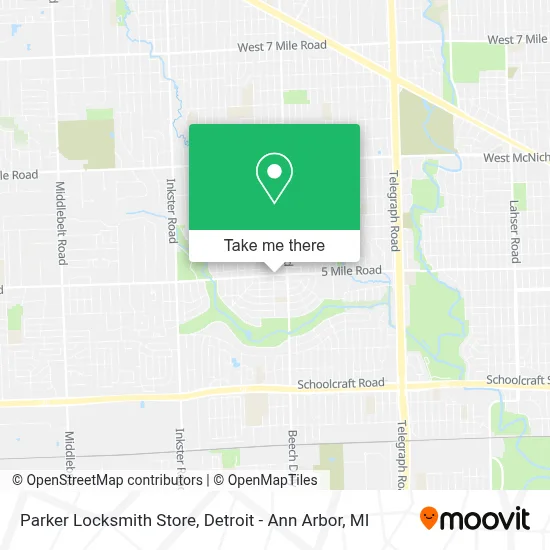 Parker Locksmith Store map