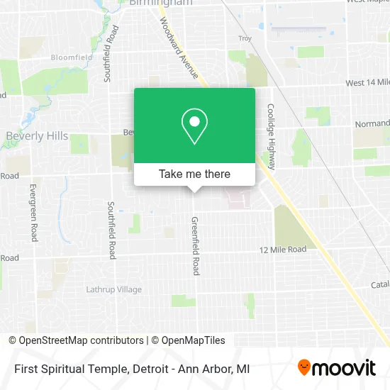 First Spiritual Temple map