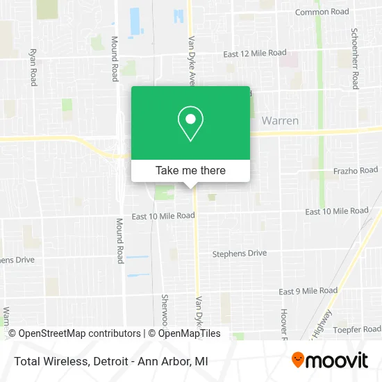 Total Wireless map