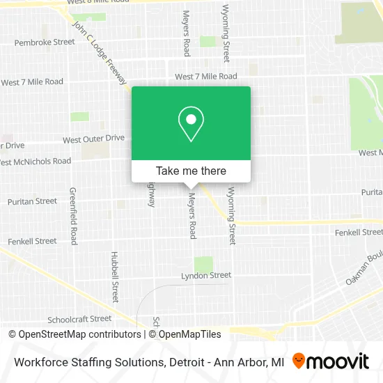Workforce Staffing Solutions map