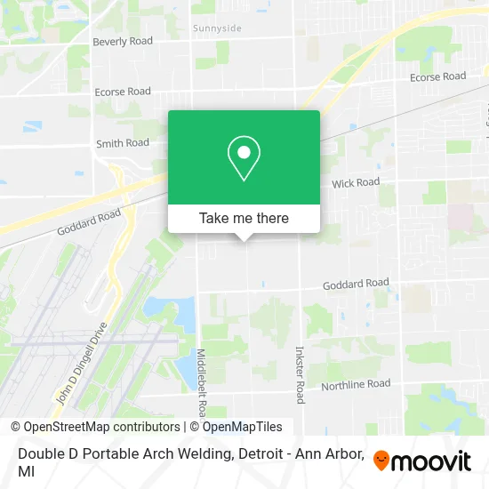 Double D Portable Arch Welding map