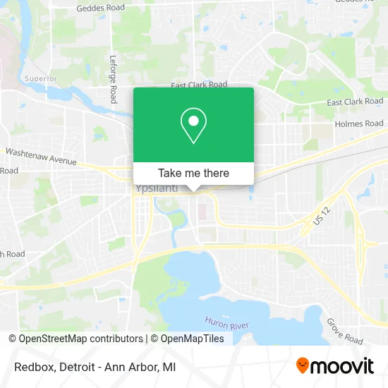 Redbox map