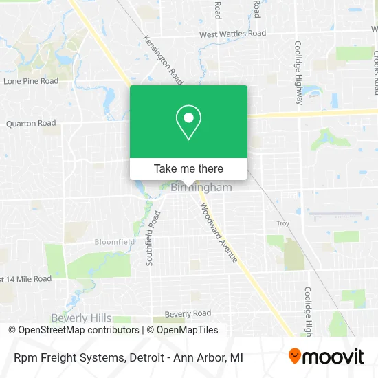 Rpm Freight Systems map