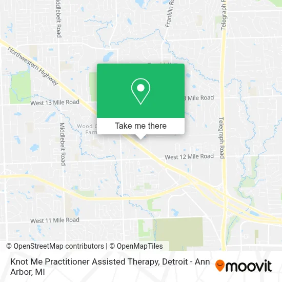 Knot Me Practitioner Assisted Therapy map