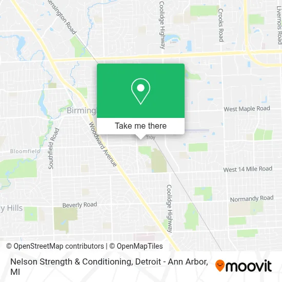 Nelson Strength & Conditioning map