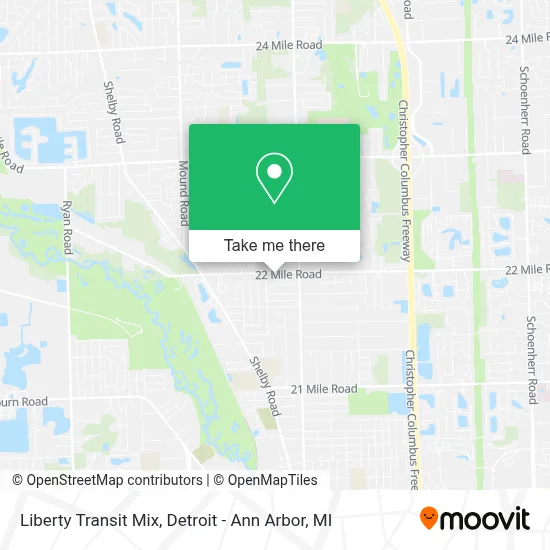 Liberty Transit Mix map