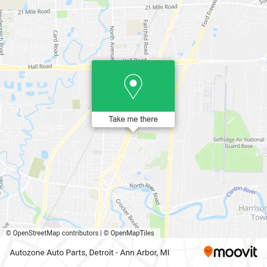 Autozone Auto Parts map
