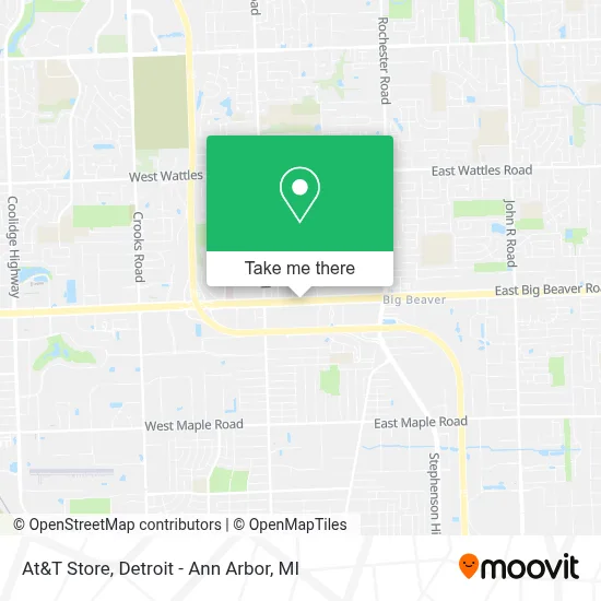 At&T Store map