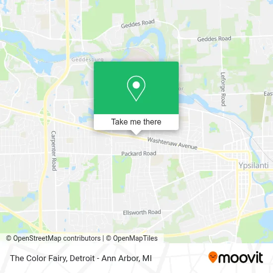 The Color Fairy map