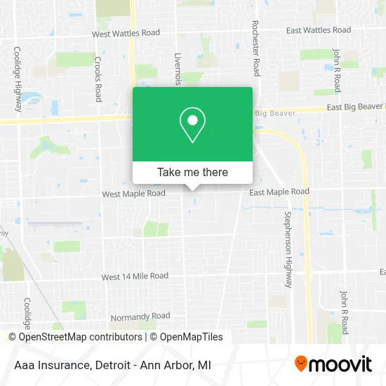 Aaa Insurance map