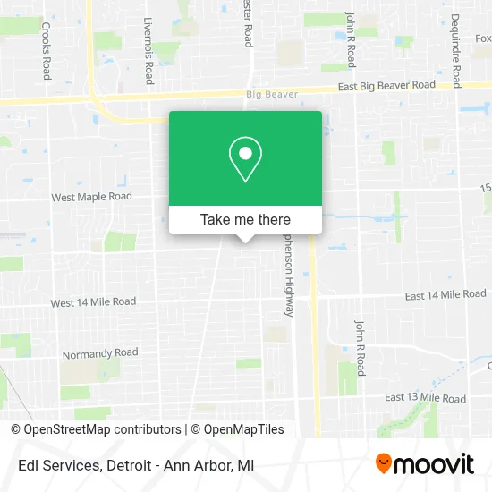 Edl Services map