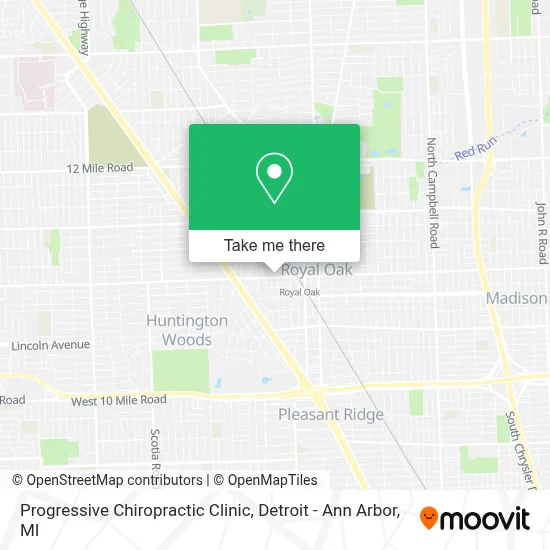 Progressive Chiropractic Clinic map