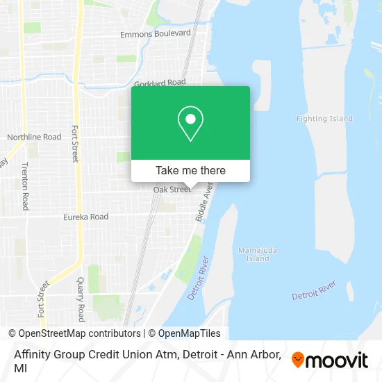 Affinity Group Credit Union Atm map